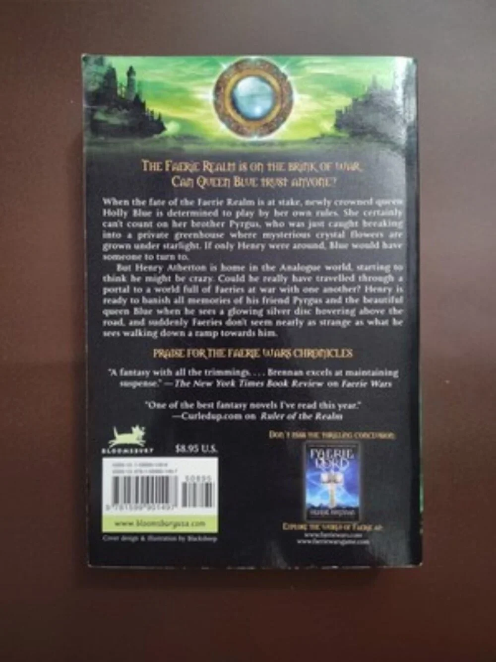 RULER OF THE REALM (THE FAERIE WARS CHRONICLES, BOOK 3) By Herbie Brennan *Mint*